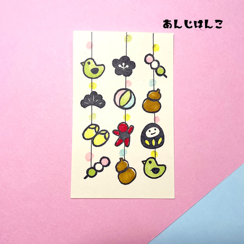 吊るし雛☆9点セット☆消しゴムはんこ☆3月の行事☆ひな祭り☆ひな人形  