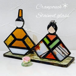 ステンドグラス お雛様 ぼんぼり付き その他インテリア雑貨 kaori 通販