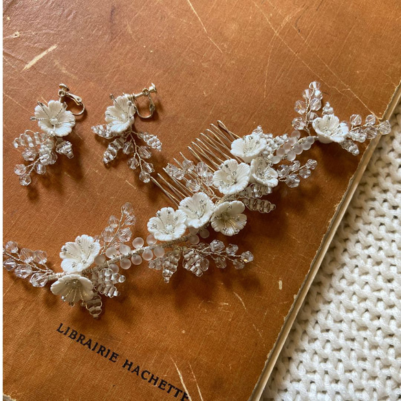 ヘッドドレス【ルチア】(H-141) |花嫁 シルバー ゴールド 小枝 花 ウエディング 結婚式 前撮り 挙式 お色直し 人気・おすすめ｜使いやすい・旅行におすすめ 品質保証 全国発送 正規品・日本国内発送・安心保証付き