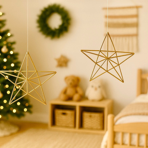 biulah モビール 2点セット ヒンメリ 真鍮 mobile