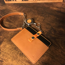 7色の革から自由にカスタマイズ！I Dケース カードケース  パスケース 名入れ無料 8枚目の画像