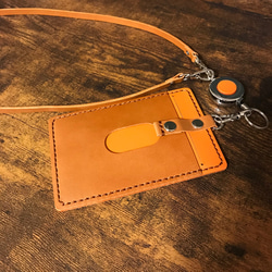 7色の革から自由にカスタマイズ！I Dケース カードケース  パスケース 名入れ無料 9枚目の画像