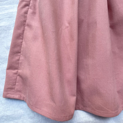リバティポケットのコーデュロイスカート/スモークピンク/100〜160 5枚目の画像