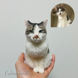 オーダーメイド　ミニチュア猫人形 15枚目の画像