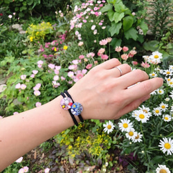 ヘアゴム　ヴェネチアングラス　あおのヘアゴム 9枚目の画像