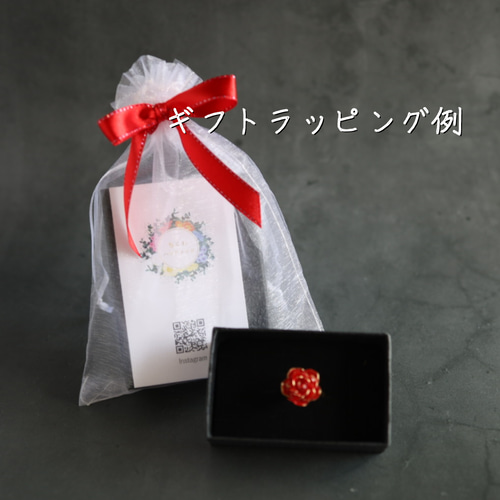 赤い薔薇のピンブローチ ブートニエール ピンズ ピンバッチ