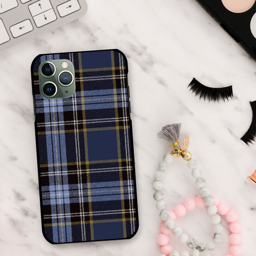 日常 に溶け込む 上質 な チェック柄 タータン チェック スマホケース