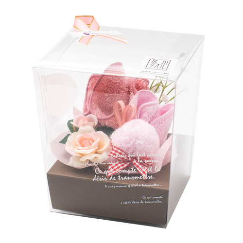 泉州タオルフラワー うさぎ ボックス】ハンドタオル ギフト 出産祝い