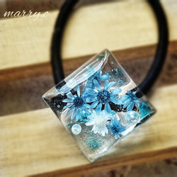 Ꮶ☆様】No.625 レジンヘアゴム☆薔薇♡Xmas No.625 レジンヘアゴム