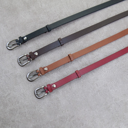 皮帶 belt 真皮腰帶 女用皮帶 義大利植鞣革 18mm 客製 牛皮腰帶 情人送禮 第2張的照片