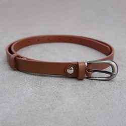 皮帶 belt 真皮腰帶 女用皮帶 義大利植鞣革 18mm 客製 牛皮腰帶 情人送禮 第6張的照片