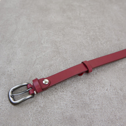 皮帶 belt 真皮腰帶 女用皮帶 義大利植鞣革 18mm 客製 牛皮腰帶 情人送禮 第4張的照片
