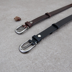皮帶 belt 真皮腰帶 女用皮帶 義大利植鞣革 18mm 客製 牛皮腰帶 情人送禮 第12張的照片