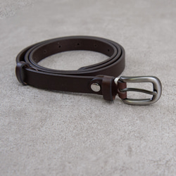 皮帶 belt 真皮腰帶 女用皮帶 義大利植鞣革 18mm 客製 牛皮腰帶 情人送禮 第9張的照片