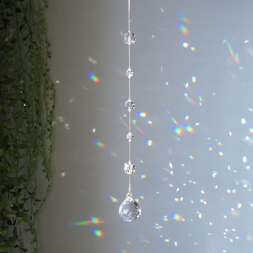 サンキャッチャー スワロフスキー アラベスク89mmクリスタル SWAROVSKI（スワロフスキー）クリスタル仕様の高級サンキャッチャー 車