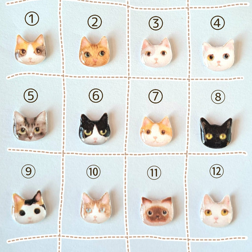 ピアス レディース シンプル 選べる 猫 スタッド 可愛い 動物