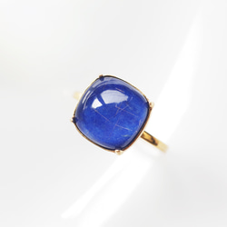 黄蝶貝×グリーントルマリンインクォーツ ダブレットストーン リング シルバー80 黄蝶貝×グリーントルマリンインクォーツ ダブレット ストーン リング81