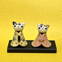 猫のお雛様(豆雛) 三毛猫・ひな人形 その他置物 ulalaneko 通販