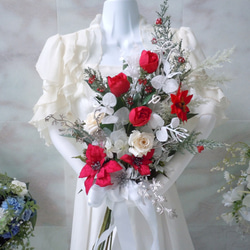 ◇ナチュラル ホワイト＆グリーン 90cm テーブル装花◇ウエディング