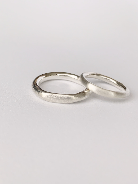 【Pt900】kikkake【#1】(2.4mm): Ring 2枚目の画像