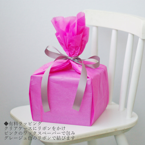 お菓子みたいなお花❇︎シャルロットケーキのプリザーブドフラワー