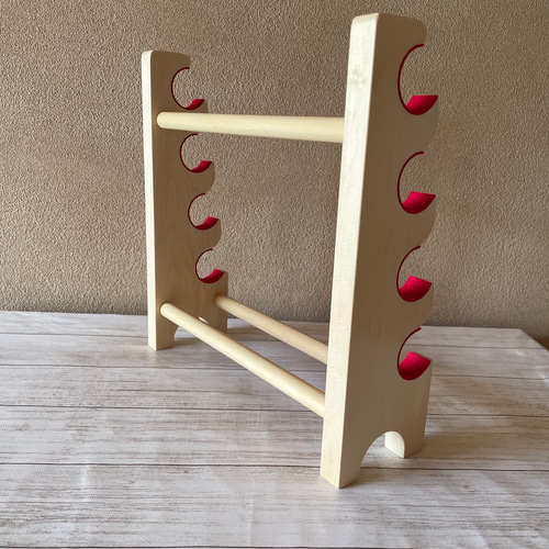 笛スタンド 4本 クリア その他インテリア雑貨 koubou-m 通販 8548273