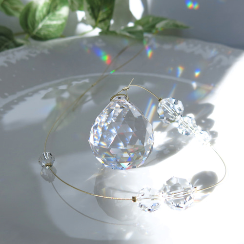 リニューアル再販☆ゴロっと大粒 クリスタルドロップ スワロフスキー