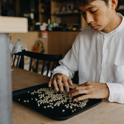 【豆ギフト】コーヒー好きも驚く、美味しいカフェインレスコーヒー（中深煎り）200g×2袋 6枚目の画像