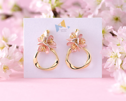 ✨花が咲く✨ イヤリング価格となっております