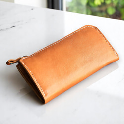 リスコ L字ファスナー長財布【革6色】無料の糸＆刺繍カスタム・有料名