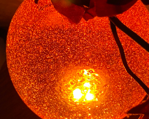 アウトレット> 疲れを癒す夕陽 琉球ガラスのあかり スタンドライト