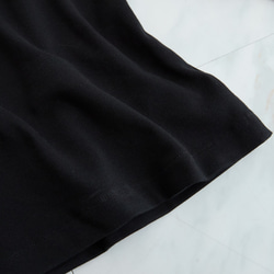 透明瓶頸氣球袖長袖黑色 第20張的照片