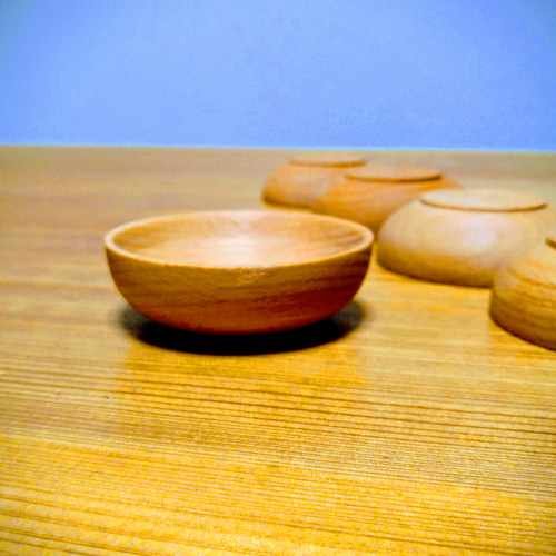 木のお皿 深めの豆皿 5枚セット ブナ 木製 小皿 北欧テイストな木のお