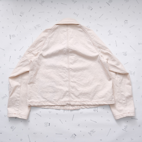 denim jacket　ecru 第7張的照片