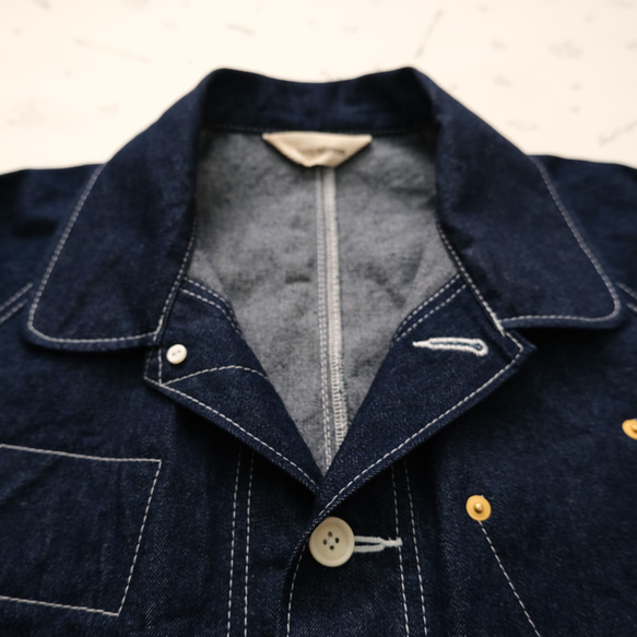 denim jacket  indigo 第8張的照片