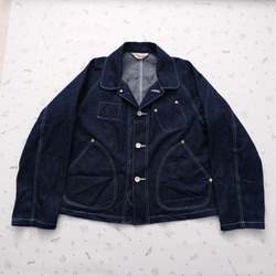 denim jacket  indigo 第6張的照片