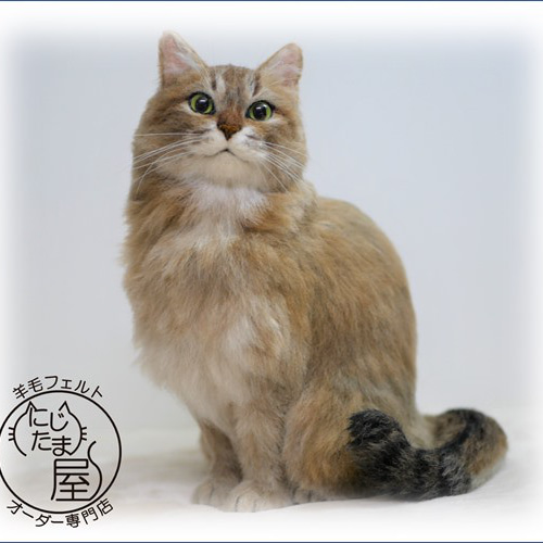 オーダーメイド】ペットメモリアル羊毛フェルト 犬 猫 リアル