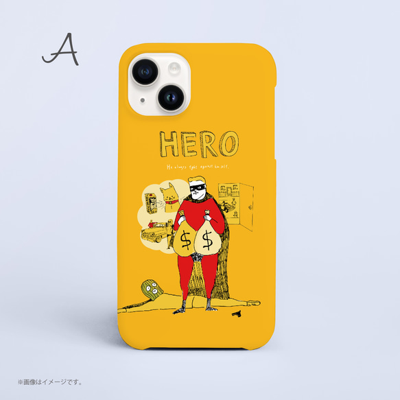 Originalスマホケース「誘惑と戦うHERO」 3枚目の画像