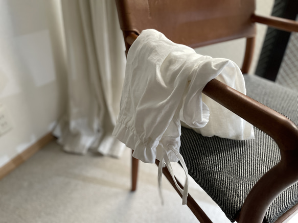 ふんわり可愛い、裾リボンパンツ｜国産ダブルガーゼ100％（9色） 9枚目の画像