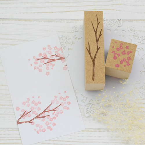 さくら はんこ-桜と枝のはんこ はんこ・スタンプ 京はんこ Akane* 通販