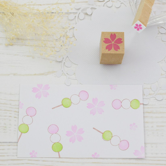 さくら はんこ-桜とミニミニ桜のはんこ 4枚目の画像