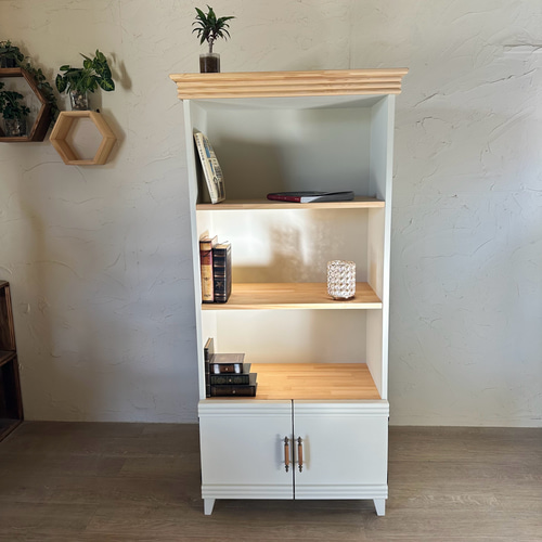 デザイン 本棚 B おしゃれ 北欧 アンティーク チェスト 食器棚 ラック