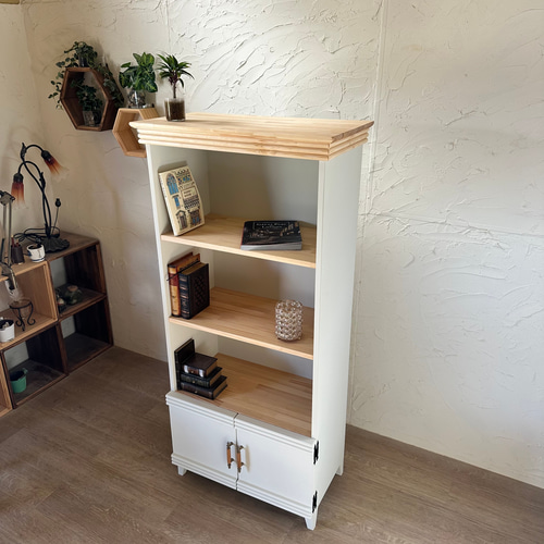 デザイン 本棚 B おしゃれ 北欧 アンティーク チェスト 食器棚 ラック