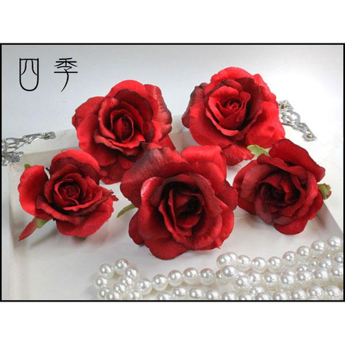 髪飾り パレルモ 薔薇 7色 ワイヤー5点 ヘッドドレス 造花 成人式 卒業 