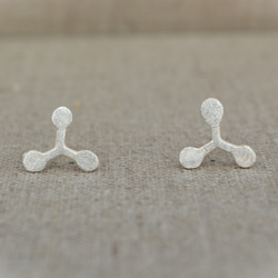 Himmeli ヒンメリ no.11 2.Himmeli Endecaedro Pequeño ヒンメリ 11面体 小 ピアス