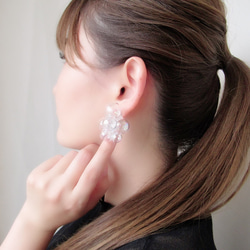 再販187《雑誌LDK掲載》あつまる、虹色シャボン玉。(ピアス・イヤリング) 【メルマガ・特集掲載作品】 10枚目の画像