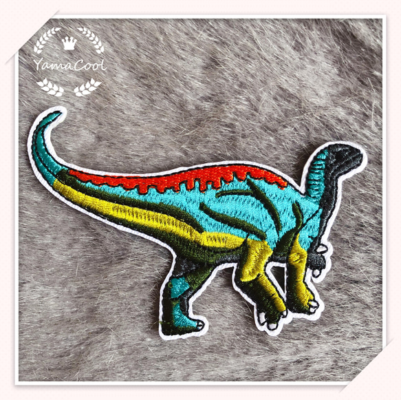 【Z9】刺繍アイロンワッペン　【3枚分】恐竜　大集合　男の子　ダイナソー 12枚目の画像