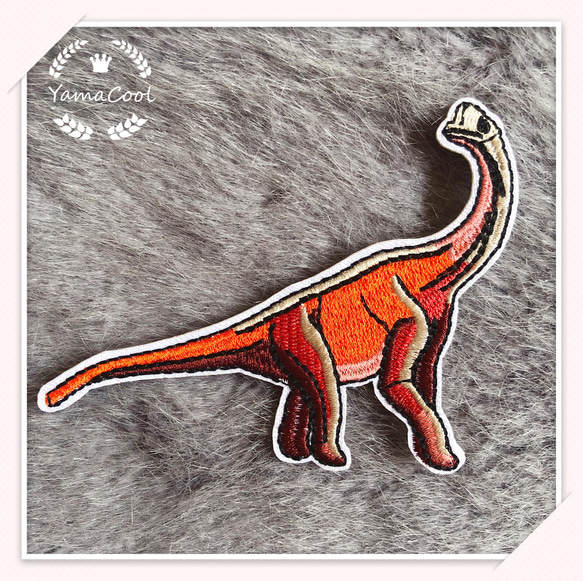 【Z9】刺繍アイロンワッペン　【3枚分】恐竜　大集合　男の子　ダイナソー 13枚目の画像