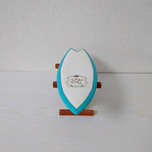 サーフボード　木製　インテリア　ミニチュア　フィギア ミニチュアwoodサーフボード その他インテリア雑貨 kona 通販