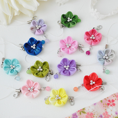 ☆しじみ支援品☆ちりめん細工・つまみ花・天然石・琉球ガラス・和菓子・チャーム☆ ☆しじみ支援品☆ちりめん細工・つまみ花・天然石・琉球ガラス・和菓子